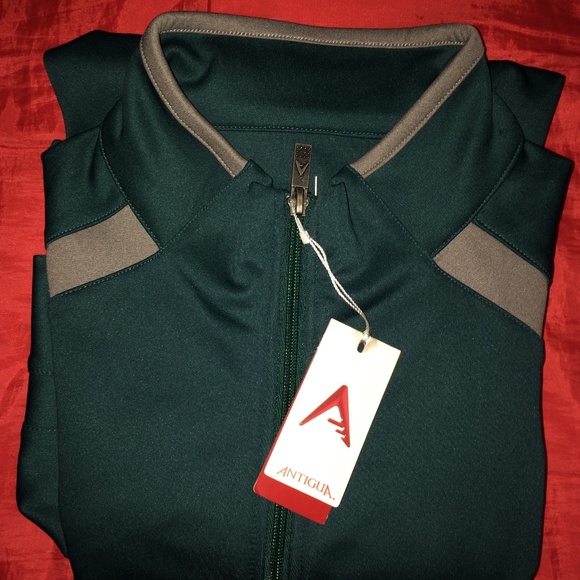 SOLD - Antigua Jacket Large Green Performance - Picture 2 of 5